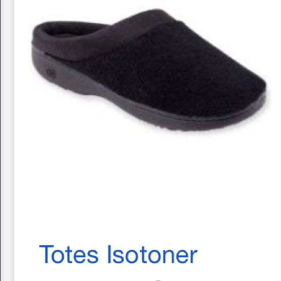 Isotoner Micratoterry pillowstep satinback slipper - Picture 1 of 11